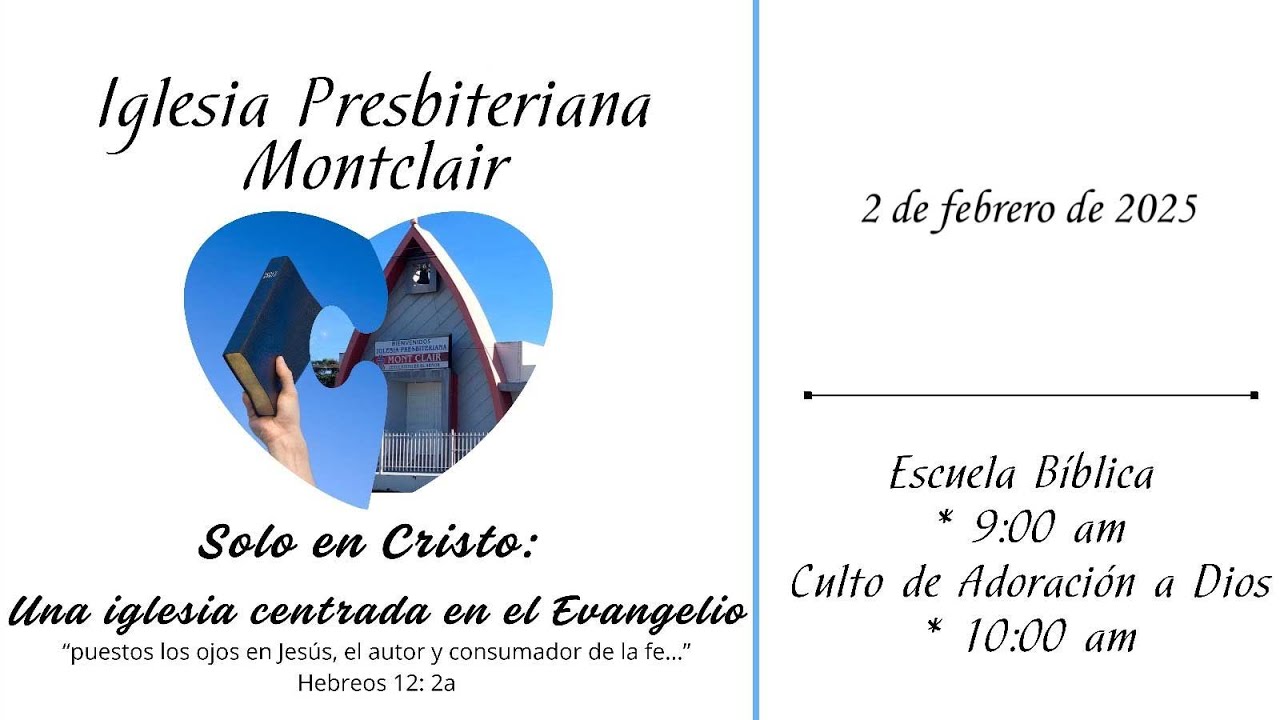 Culto de adoración a Dios - Domingo, 2 de febrero de 2025 - YouTube