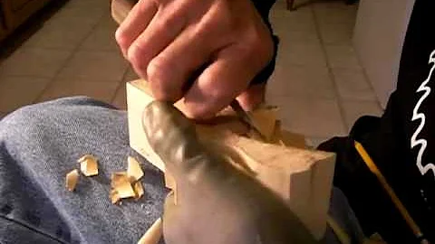 Carving The Mike Shipley Hill Woman  Part 1