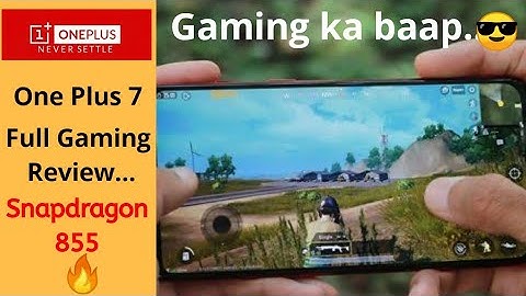 OnePlus - 7 PUBG Mobile Gaming Test in High Graphic Settings | OnePlus 7 Review | Pubg Mobile[Hindi]