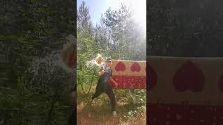 Card Throwing Trick Shots 63 #shorts #trickshot #cardthrowing #card