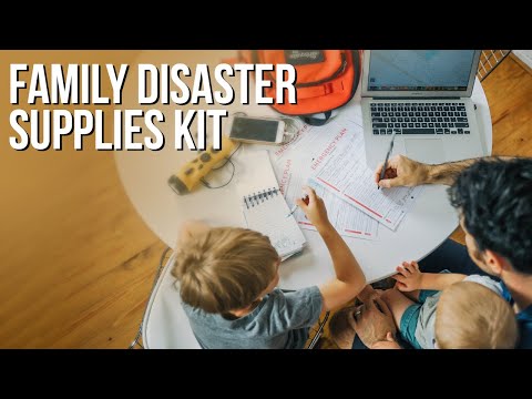 Family Disaster Supplies Kit - Home & Auto