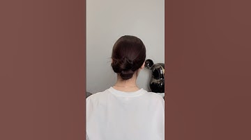 Cách búi tóc cực nhanh chỉ với một chiếc thun