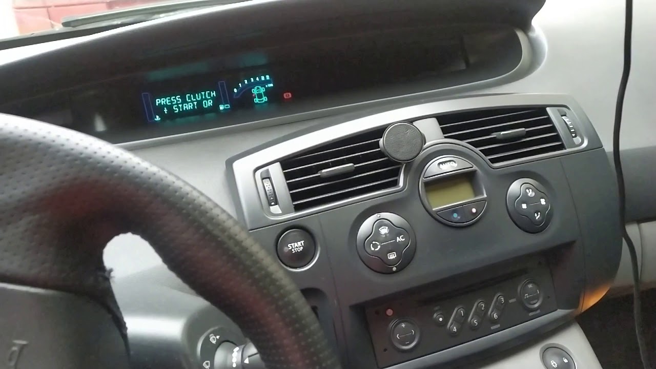 Renault scenic диагностика