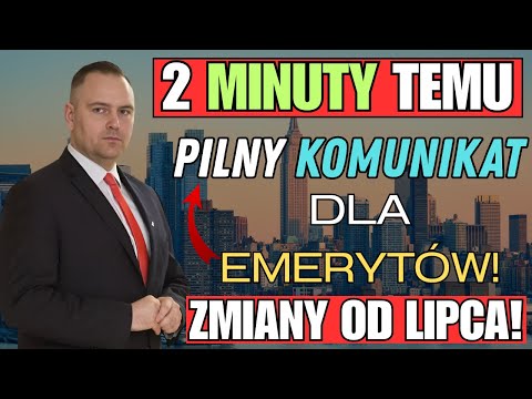 PILNE! Emerytury 2025