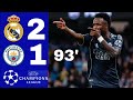 Real Madrid Vs Manchester City 2 1 AGG 5 1 Highlights Goals Vinicius Jr Goals