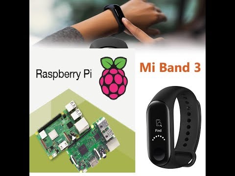 Real time heart rate monitoring in Raspberry pi 3 model B+ from MI Band 3