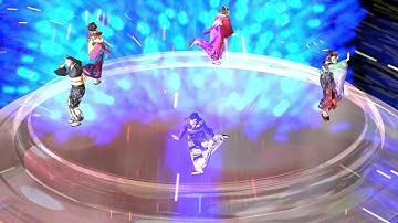 Iclone music controlled  particles with asian dancers. popcornfx.  1080p