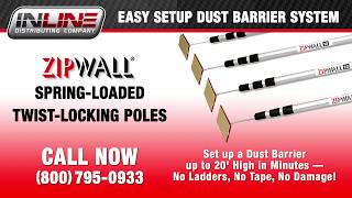ZipWall® Spring-Loaded, Twist-Locking Poles Available Now!