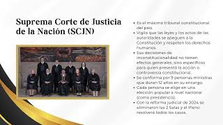 Organización del Poder Judicial.