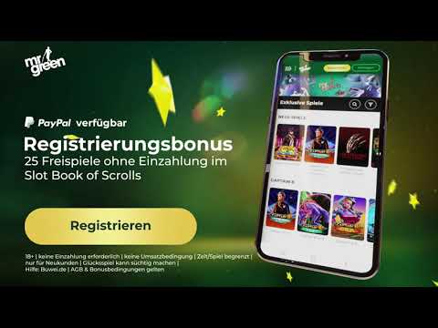 Mr Green - 25 Freispiele ohne Einzahlung
