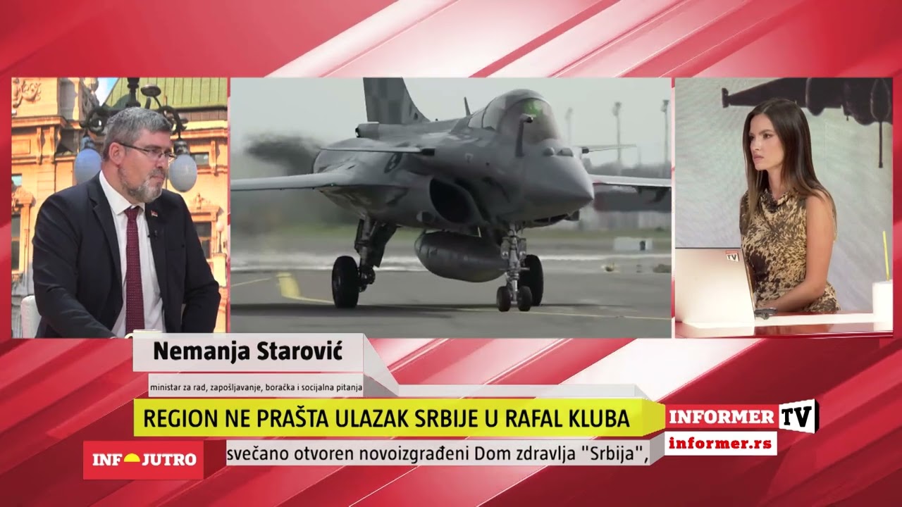 INFO JUTRO - Mediji iz regiona kipte od besa zbog nabavke rafala!