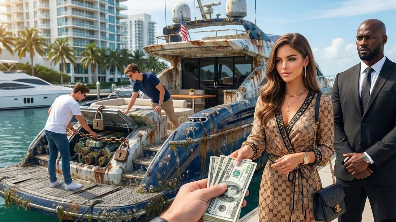 Luxury Yacht Restoration  From Sunken Ocean to Pristine Showroom – Full 8K Cinematic Recovery