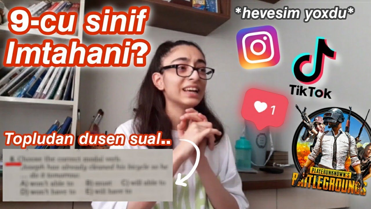 9-CU SİNİF İMTAHANI📚💭ATTESTAT?! Nə qədər vacibdir, sualların çətinliyi necə olur.. | Zarifellaa
