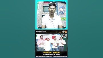 SSB Recommended TES 49 Entry Candidate Feedback | Success Story - Vikrant Singh | MKC | #shorts