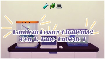 || Sims 4 Random Legacy Challenge  Gen 1 || Ep. 1 || In a RUSH #TheSims4 #RandomLegacyChallenge