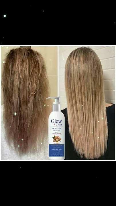 Glow & Clean Keratin Smooth All in 1 Shampoo #shortvideo  #youtubeshorts #reels