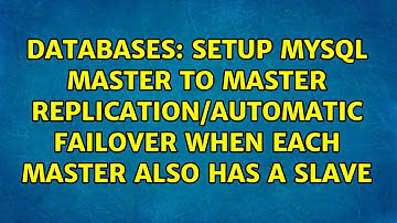 Setup MySQL Master to Master replication/automatic failover when each Master also has a Slave