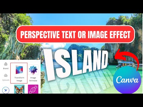 3D Perspective Text with a Reflection Effect - Canva Tutorial @BipulTechInfo #canva