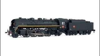 Jouef SNCF 141R 840 Steam Locomotive Pulling Märklin Heavy Freight Train
