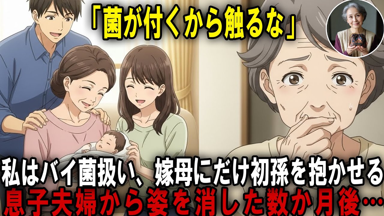 孫に触ることさえ禁止された私。その裏で毎日抱いていたのは“嫁の実家の母”だけだったと知った日、静かに決心したこと。