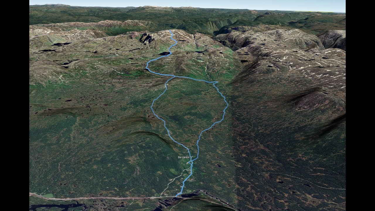 Sæbyggjenuten (1507m ) rute 3D