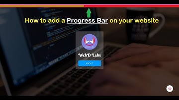 Progress Bar like Youtube | webdlabs | weblab | Html | CSS | jQuery | JS