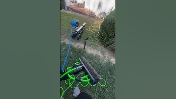 Setting up a Water Fed Pole 🪟🔥 #asmrcleaning #asmr #cleaning #clean #windowcleaninglife