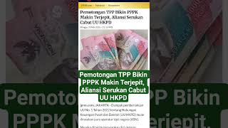 Pemotongan Tpp Bikin Pppk Makin Terjepit Aliansi Serukan Cabut Uu Hkpd