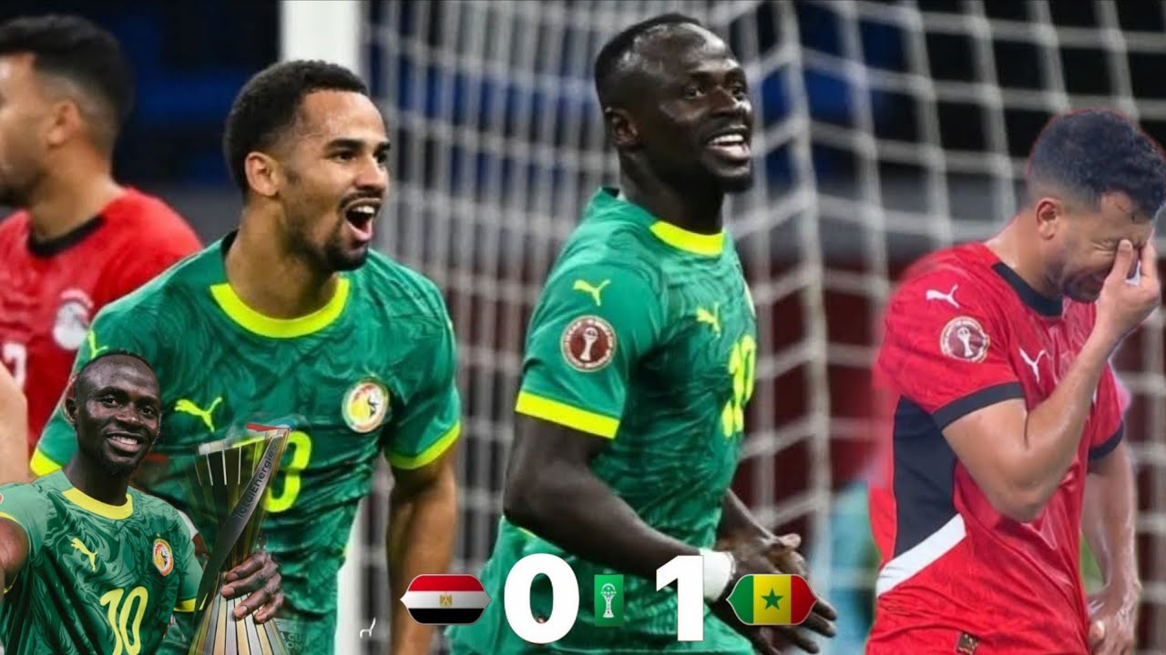 المنتخب السنغالي يتغلب على مصر 1.0 ويبلغ النهائي كأس إفريقيا 