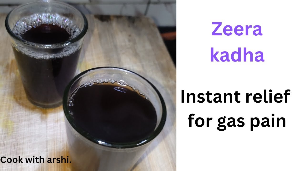 Instant Relief for Gas pain / Gas pain relief Home Remedy/zeera kadha