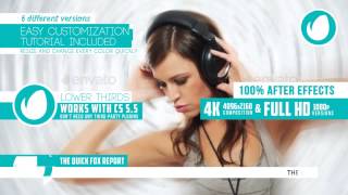 After Effects Project Files - Glitch Circle Lower Thirds Set - VideoHive 10421039