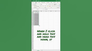 How to Increment Date in Excel