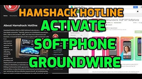 HAMSHACK HOTLINE - GROUNDWIRE APP