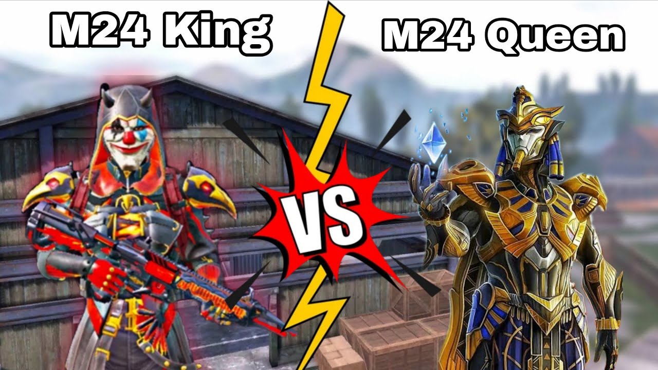 M24 King Vs M24 Queen !! Bgmi 