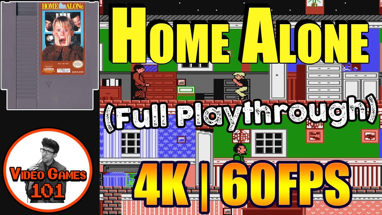 Home Alone NES Playthrough | 4K 60FPS | Video Games 101 - YouTube