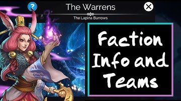 Gems of War - The Warrens Faction Info and Teams
