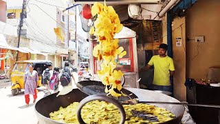 Crispy Masala Potato Hot Chips Making |  Fryums | Famous Indian Snacks Items | Potato Chips Making