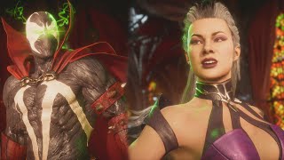 Spawn Telling Sindel the Alley Trash Is More Worth Than Her Look - Mortal Kombat 11