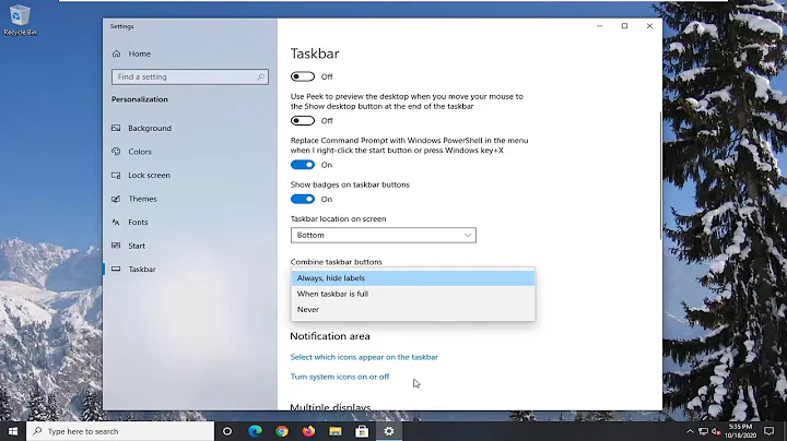 How to Group Taskbar Icons in Windows 10 [Tutorial]