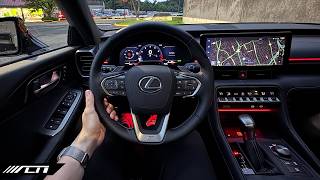 2026 Lexus IS350 F-Sport POV Night Drive /// Allcarnews screenshot 5