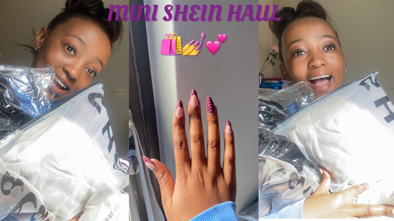 MINI SHEIN HAUL | South African YouTuber💕💕#nailsdone