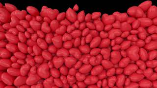 Abstract Heart Pattern Animation | 4K | FREE TO USE