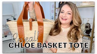 Chloe Basket Raffia Tote Bag Reveal