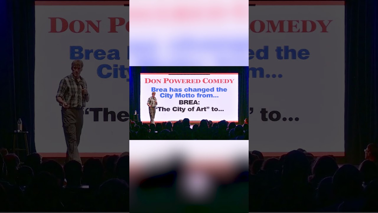 Who can write a better joke about Brea, CA? Me or AI? | Don McMillan Comedy