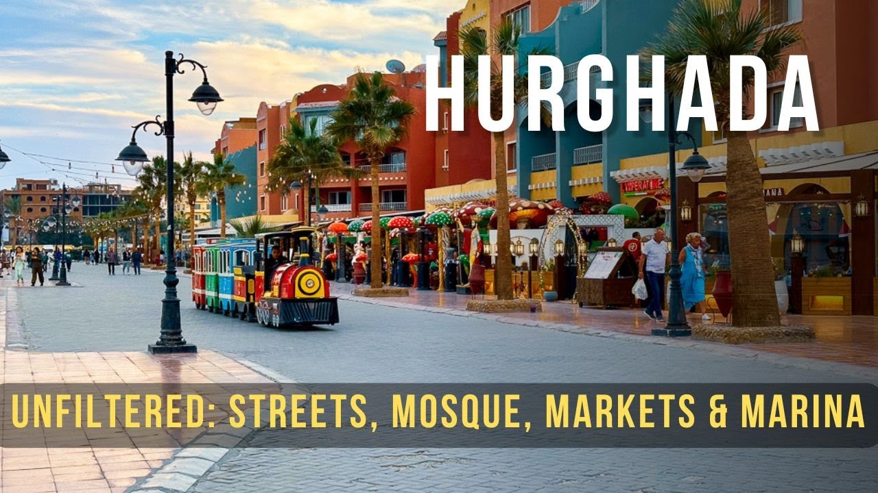 What Hurghada REALLY Looks Like | Markets, Mosque, Sheraton Road and Marina