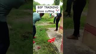 bsf training chhawala camp grass cutting, SSC gd bsf crpf ssb itbp army trending