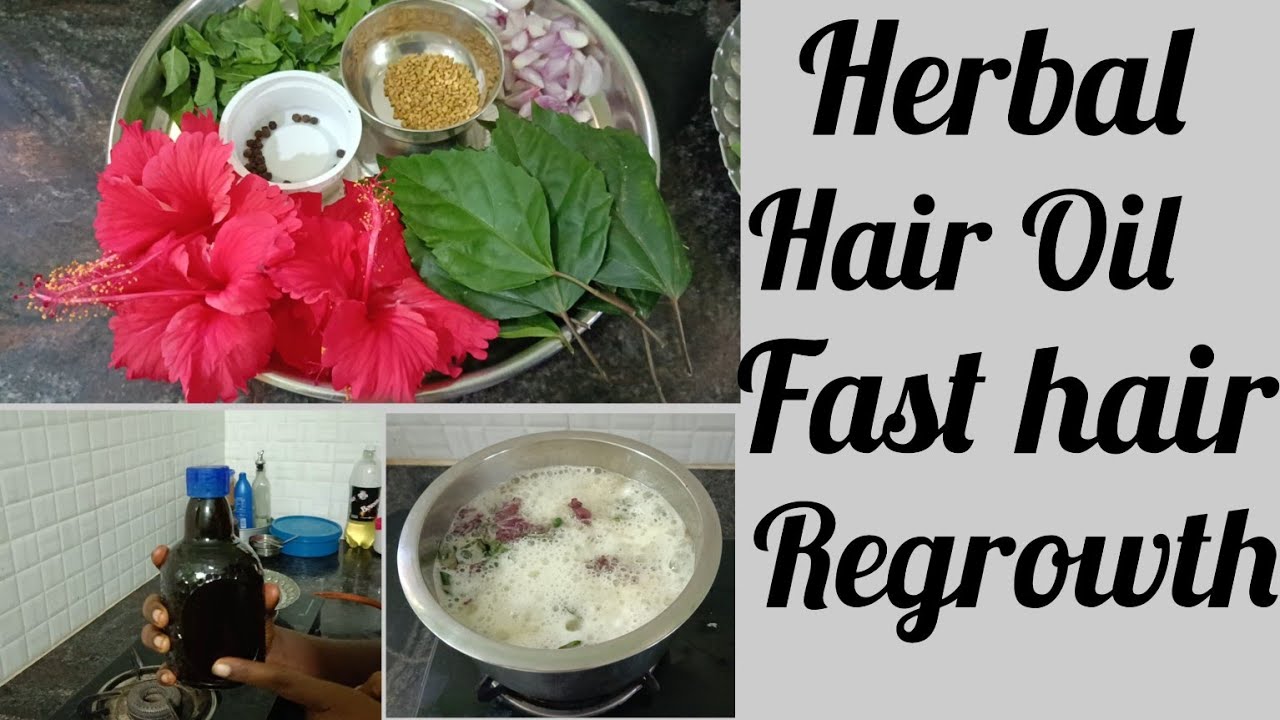 Homemade hair oil for hair growth in Tamil முடி உதிர்வுக்கு தீர்வு🍀🌺🌿