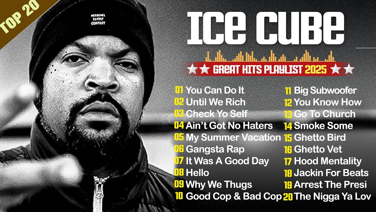 Ice Cube Best Songs - Ice Cube Greatest Hits - Ice Cube Full Album 2025 | HIP HOP MIX | 90s 200s