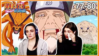 KYUUBI'S OUT! GOOD-BYE HOKAGE!😭  GAARA'S REDEMPTION! NARUTO First Reaction Ep 77-80