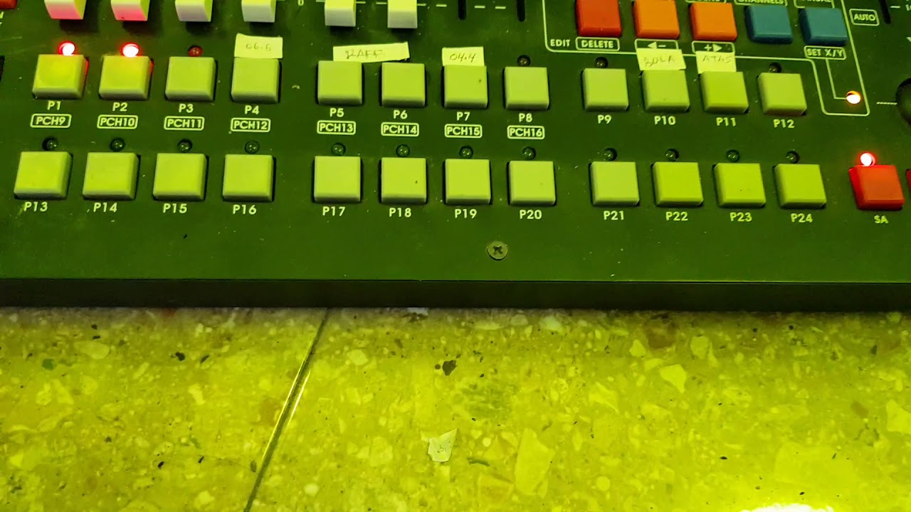 Beam 230 mengaktifkan joystick atau mode manual